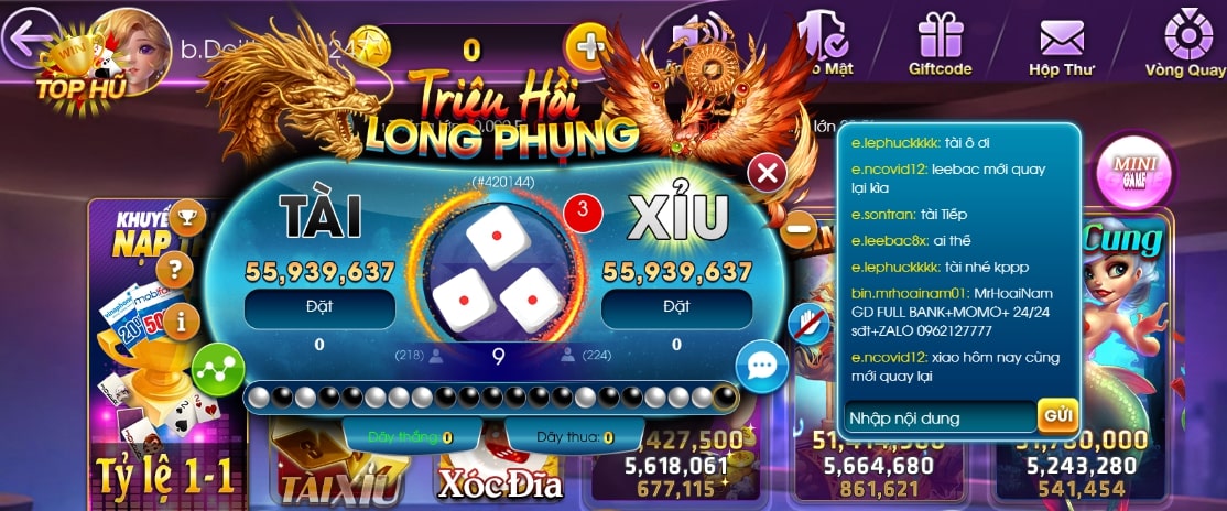 Thể loại game bài có tại Bon68