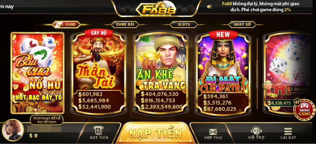 FA88 Đăng nhập – Cổng game bài online đổi thưởng nhanh nhất