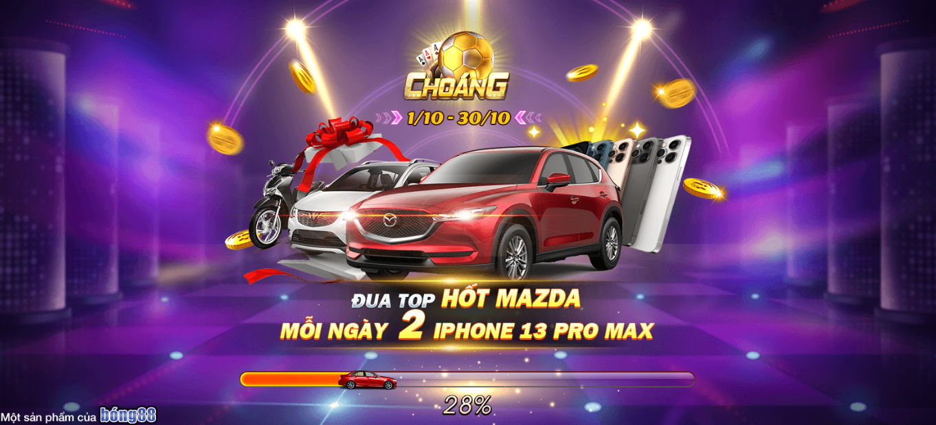 Sự kiện tặng Giftcode Choáng Club tháng 10 – Đua top hốt Manzda