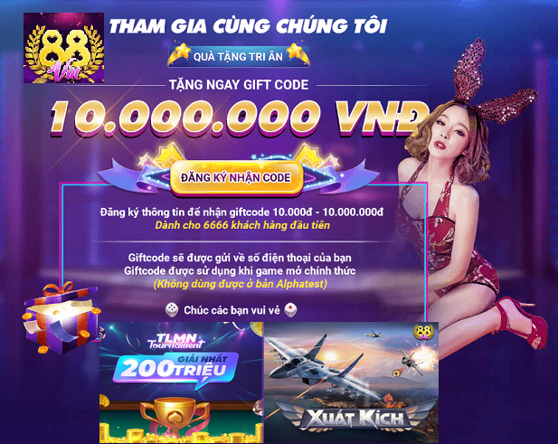 Sự kiện tặng giftcode tân game thủ