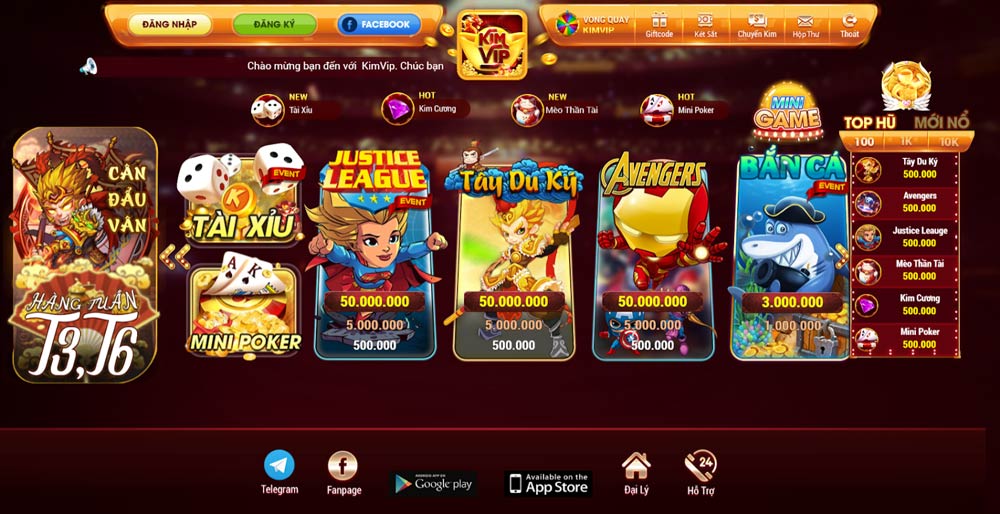 Đánh giá cổng game Kimvip Top