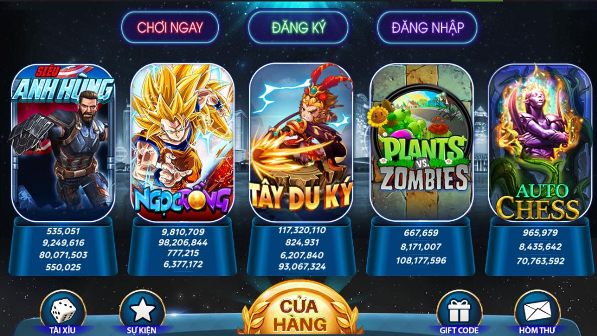 Kho game đổi thưởng phong phú của Phát Lộc Club