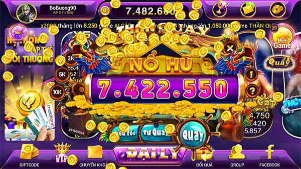 Thần quay club – Slot game nổ hũ xanh chín hàng đầu hiện nay