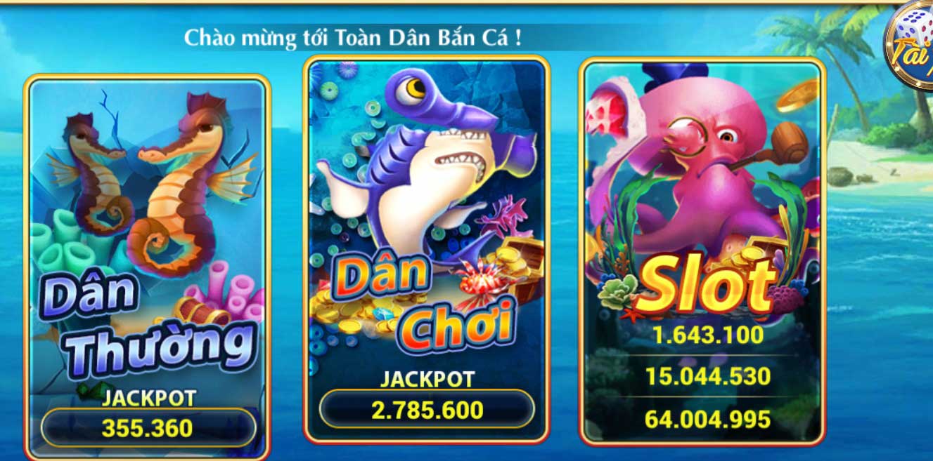 Các thể loại Game tại Toàn dân bắn cá