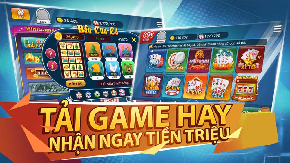 Thể loại game bài có tại VN69