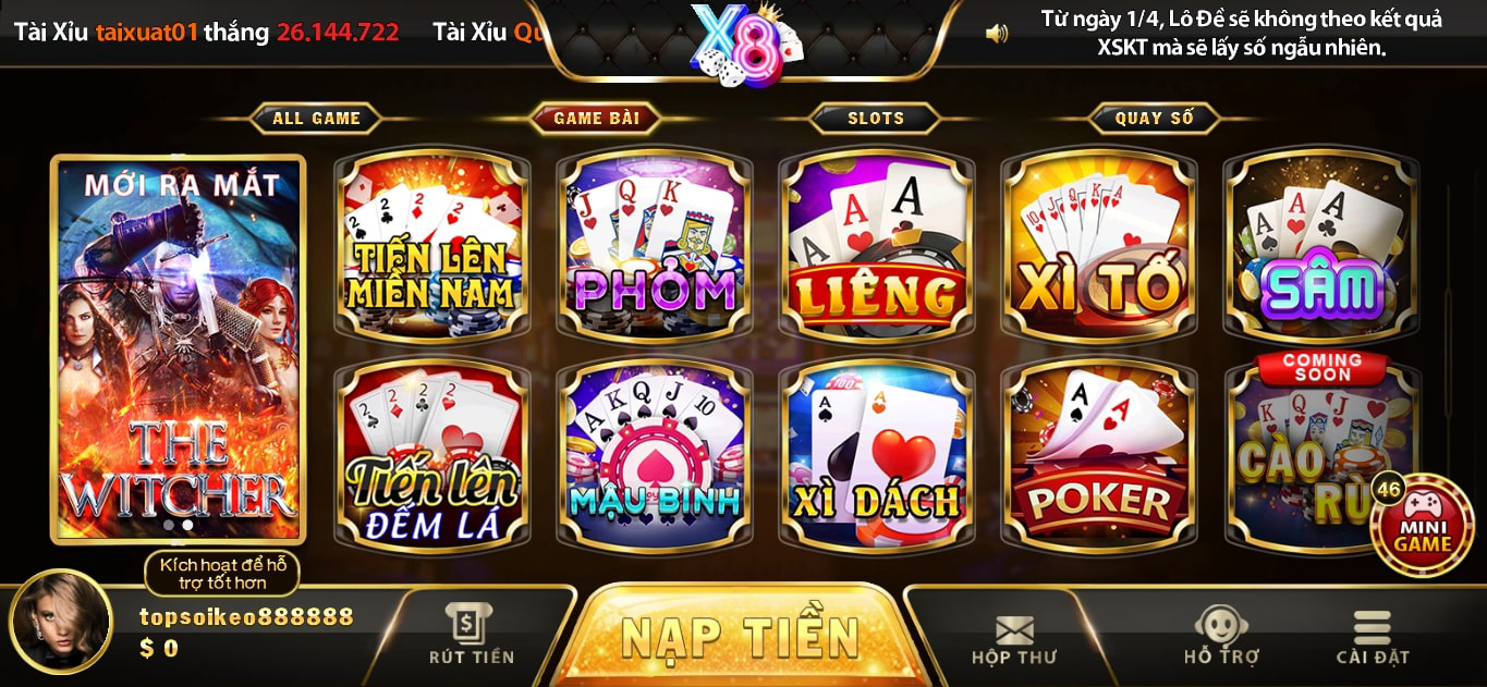 Đánh giá game bài đổi thưởng X8 Club